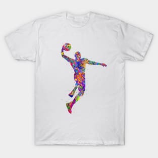 Basketball player dunk T-Shirt